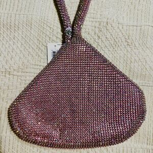 Iridescent lavender handbag